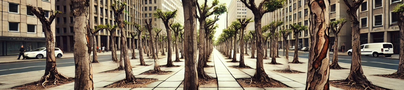 Les arbres ne poussent pas dans du béton